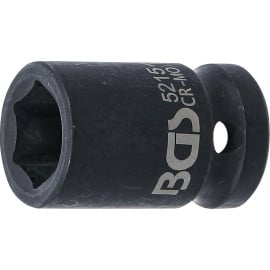 Douille à Choc Six Pans 12,5 mm (1/2 ) - Acier Résistant - Usage Professionnel et Précis - BGS