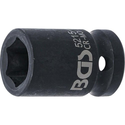 Douille à Choc Six Pans 12,5 mm (1/2 ) - Acier Résistant - Usage Professionnel et Précis - BGS