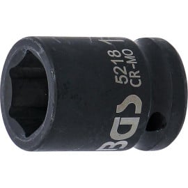 Douille à Choc Six Pans 1/2 18 mm - Acier Résistant - Usage Professionnel - D-Work