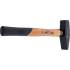 Marteau Mécanicien 800 g - Manche Hickory, Norme DIN 1041 - Précision et Durabilité, Pro - D-Work