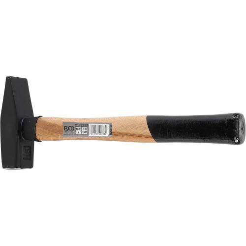 Marteau Mécanicien 1000 g - Manche Hickory, Norme DIN 1041 - Précision et Durabilité, Pro - D-Work