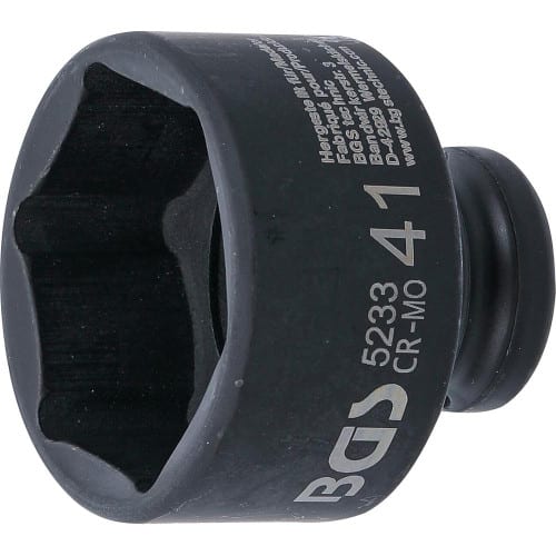 Douille à Choc Six Pans 12,5 mm (1/2 ) 41 mm - Acier Résistant - Usage Professionnel - BGS