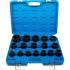 Jeu de Douilles à Choc 17 pcs 19-55 mm - 20 mm (3/4) - Acier Résistant - Performance et Durabilité - D-Work
