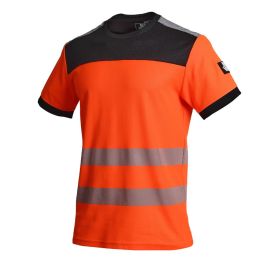 T-Shirt de Travail Sunny – Taille S, Orange Fluo – Confort et Visibilité - NINE WORTHS