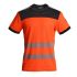 T-Shirt de Travail Haute Visibilité Sunny - Taille XL - Orange Fluo - Résistant et Confortable - NINE WORTHS
