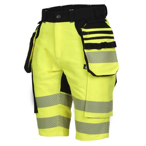 Bermuda HV de Travail Taille 40 – Jaune Fluo – Confort et Visibilité – NINE WORTHS - NINE WORTHS