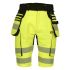 Bermuda de Travail Haute Visibilité Gala - Taille 36 - Jaune Fluo - Résistant et Confortable - NINE WORTHS
