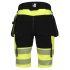 Bermuda HV de Travail Taille 52 – Jaune Fluo – Haute Visibilité et Confort – Idéal pour le Travail en Extérieur - NINE WORTHS