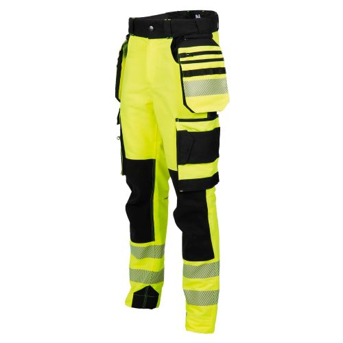 Pantalon Haute Visibilité Travail 1080 – Taille 54 – Jaune Fluo – Sécurité et Confort - NINE WORTHS