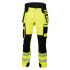Pantalon de Travail Haute Visibilité Rocket - Taille 46 - Jaune Fluo - Résistant et Confortable - NINE WORTHS