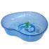 Bac piscine ovale 32 cm 3,5L pour tortue d'eau avec palmier et plage - A132 - Happet