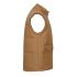 Gilet Sans Manches de Travail Noah – Taille M, Camel – Confort et Praticité – NINE WORTHS - NINE WORTHS