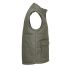 Gilet de Travail Sans Manches Noah - Taille XL - Kaki - Résistant et Confortable - NINE WORTHS