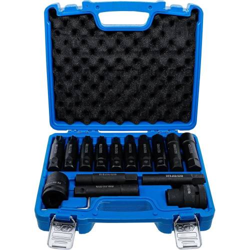 Jeu d'Embouts PL 20 mm (3/4) et 25 mm (1) - 16 pcs - Polyvalence et Précision, Acier, Pro - D-Work