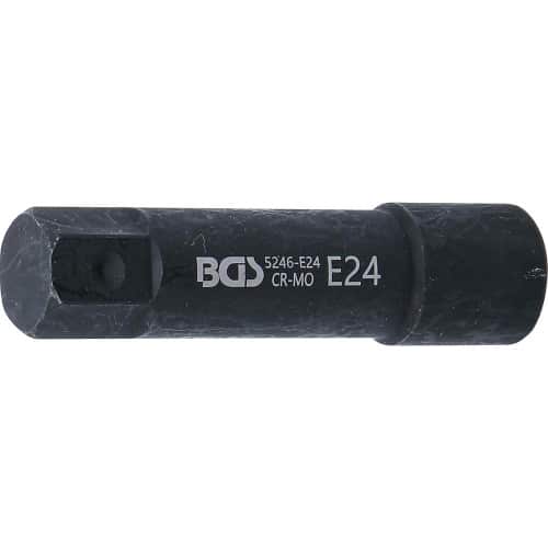 Douille de Clé à Douilles Extra Longue E24 - Profil E, 22 mm - Précision et Accessibilité Optimale - D-Work