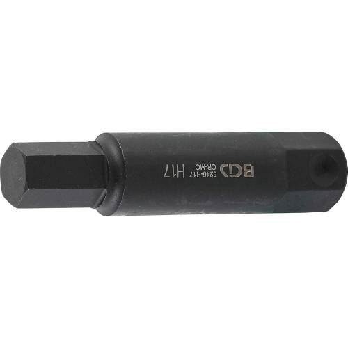 Embout 100 mm - Six Pans Intérieurs 17 mm, Ø22 mm - , Précision et Robustesse - BGS