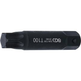 Embout T100 Torx 100 mm x 22 mm - Profil T - Précision et Durabilité, Acier - D-Work