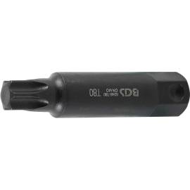 Embout T80 Torx 100 mm - Profil T, 22 mm - Précision et Durabilité - Chrome-Vanadium, Zones Difficiles - D-Work
