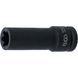 Douille à Choc Longue Profil E 20 mm (3/4 ) E26 - Acier Résistant - Usage Professionnel et Précis - BGS