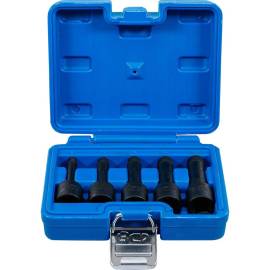 Jeu de Douilles Spiralées 5 pcs 8-16 mm - 12,5 mm (1/2) - Extraction Facile des Vis Endommagées - D-Work
