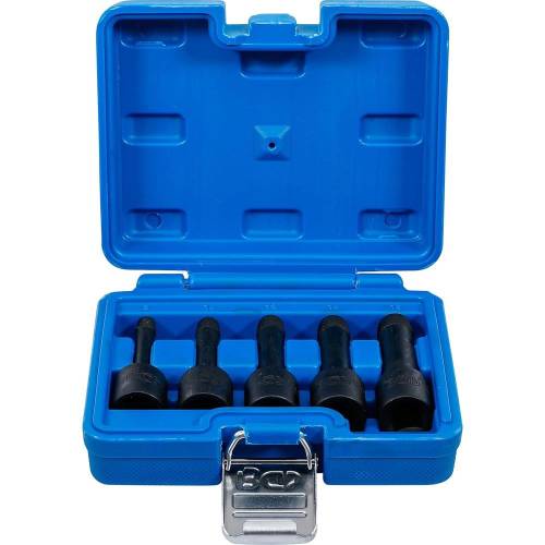 Jeu de Douilles Spiralées 5 Pièces 8-16 mm - 12,5 mm (1/2 ) - Extraction Facile des Vis Endommagées - BGS