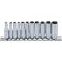 Jeu de Douilles Longues 6,3 mm (1/4 ) 4-13 mm - 11 Pièces, Douze Pans - Précision et Polyvalence - BGS