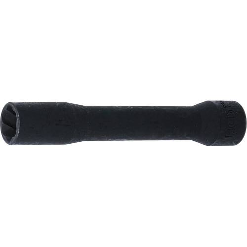Douille Spiralée Extracteur de Vis Long 12,5 mm (1/2 ) - 17 mm - Acier Résistant - Extraction Facile et Rapide - BGS