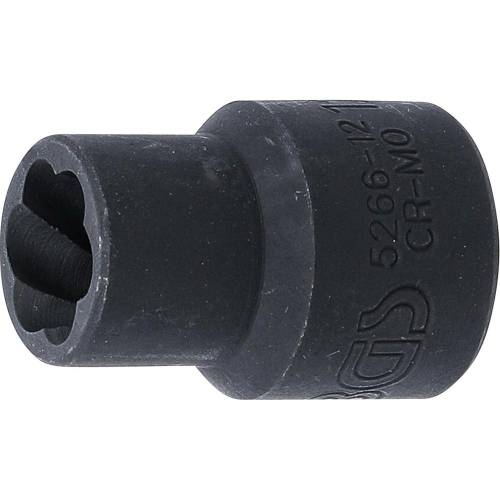Douille Spiralée Extracteur de Vis 12,5 mm (1/2) - Extraction Facile et Efficace, Acier, Pro - D-Work