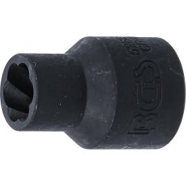 Douille Spiralée Extracteur de Vis 12,5 mm (1/2) - 11 mm - Extraction Facile et Efficace, Zones Difficiles - D-Work