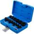 Jeu de Douilles Spiralées 16 pcs 8-27 mm - Extracteur de Vis 12,5 mm (1/2) - Résistant et Pratique pour Dévissage - D-Work