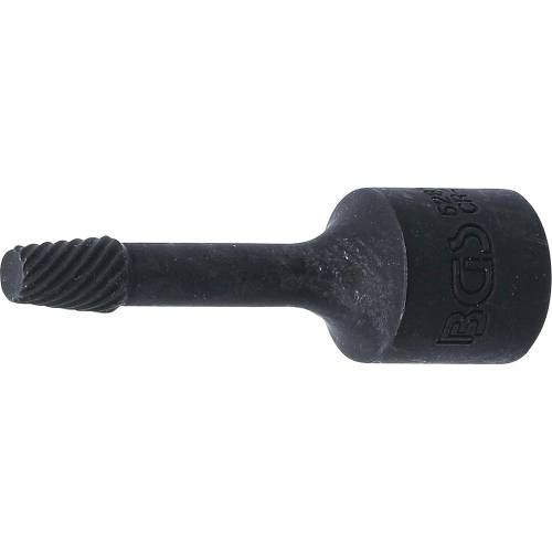 Douille Spiralée Extracteur de Vis 10 mm - 6 mm - Acier Résistant - Extraction Facile et Rapide - BGS