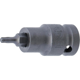 Douille à Embouts à Choc 55 mm - 12,5 mm (1/2), Profil Torx T20 - Résistante et Précise, Acier - D-Work