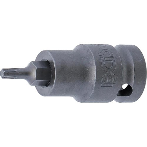 Douille à Embouts à Choc 55 mm - 12,5 mm (1/2), Profil Torx T20 - Résistante et Précise, Acier - D-Work