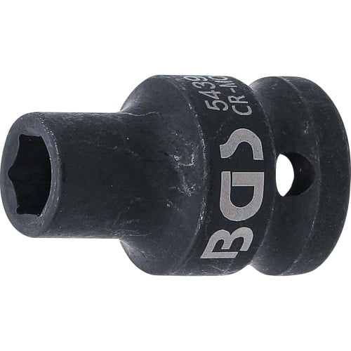 Douille à Choc Six Pans 12,5 mm (1/2) - Précision et Robustesse, Acier - D-Work