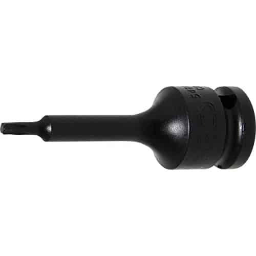 Douille à Embouts à Choc 75 mm - 12,5 mm (1/2 ), Profil Torx T20 - Résistante et Précise - BGS