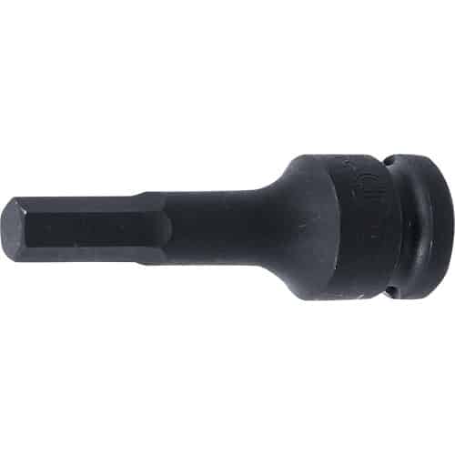 Douille à Embouts à Choc 75 mm - 12,5 mm (1/2 ), Six Pans Intérieurs 10 mm - Robuste et Précise - BGS