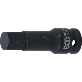 Douille à Embouts à Choc 75 mm - 12,5 mm (1/2), Six Pans Intérieurs 17 mm - Résistante et Précise - D-Work