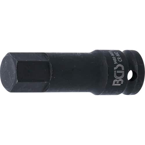 Douille à Embouts à Choc 75 mm - 12,5 mm (1/2), Six Pans Intérieurs 19 mm - Robuste et Précise - D-Work