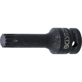 Douille à Embouts à Choc 78 mm - 12,5 mm (1/2 ), Denture Multiple Intérieure XZN - Précision et Robustesse - BGS