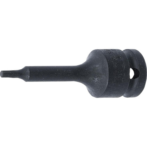 Douille à Embouts à Choc 75 mm - 12,5 mm (1/2), Denture Multiple Intérieure XZN M4 - Précision et Robustesse - D-Work