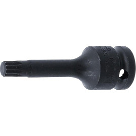 Douille à Embouts à Choc 75 mm - 12,5 mm (1/2 ), Denture Multiple Intérieure XZN M9 - , Résistante et Précise - BGS