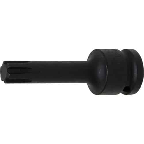 Douille à Embouts à Choc 75 mm - 12,5 mm (1/2 ), Profil Cannelé pour RIBE M12 - Résistante et Précise - BGS