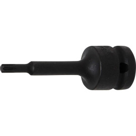 Douille à Embouts à Choc 75 mm - 12,5 mm (1/2), Profil Cannelé pour RIBE - Précision et Robustesse - D-Work