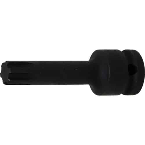 Douille à Embouts à Choc 75 mm - 12,5 mm (1/2), Profil Cannelé pour RIBE M13 - Résistante et Précise - D-Work