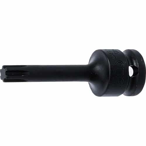 Douille à Embouts à Choc 75 mm - 12,5 mm (1/2), Profil Cannelé pour RIBE - Précision et Robustesse - D-Work