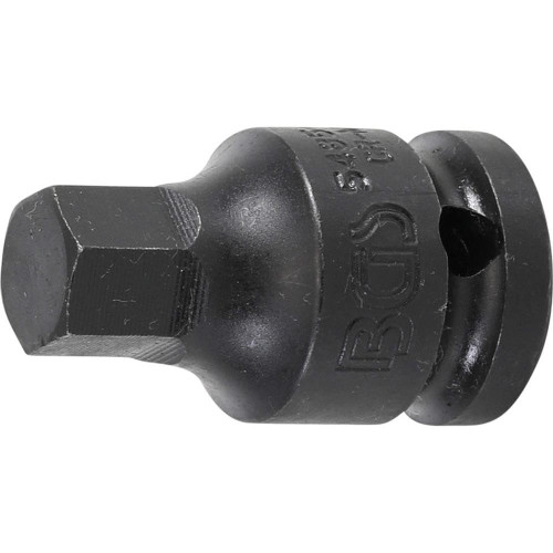 Douille à Embouts à Choc 42 mm - 12,5 mm (1/2 ), Six Pans Intérieurs 13 mm - , Robuste et Précise - BGS