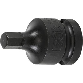 Douille à Embouts à Choc 42 mm - 12,5 mm (1/2), Six Pans Intérieurs 8 mm - Robuste et Précise - D-Work