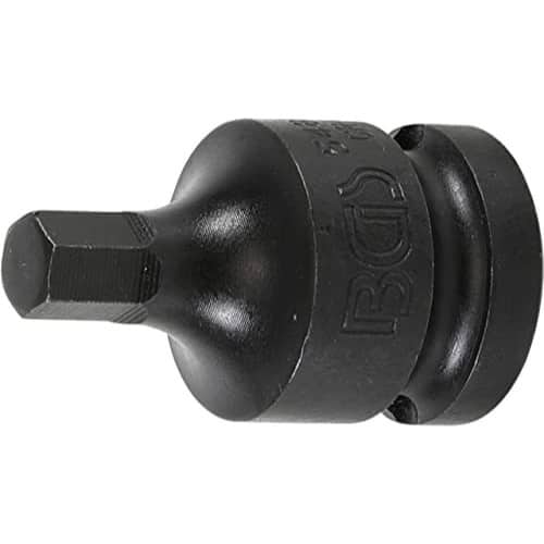Douille à Embouts à Choc 42 mm - 12,5 mm (1/2 ), Six Pans Intérieurs 8 mm - Robuste et Précise - BGS