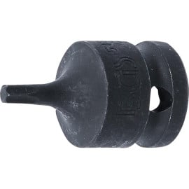 Douille à Embouts à Choc 42 mm - 12,5 mm (1/2 ), Profil Torx T27 - , Résistante et Précise - BGS