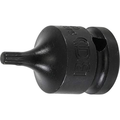 Douille à Embouts à Choc 43 mm - 12,5 mm (1/2), Denture Multiple Intérieure XZN M5, Résistante et Précise - D-Work